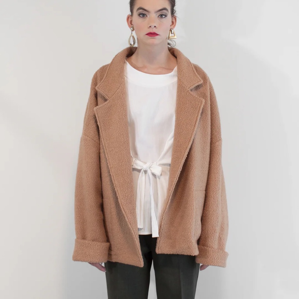 Joeleen Torvick Wool Open Textural Jacket